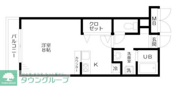 MUスクエア等々力の物件間取画像